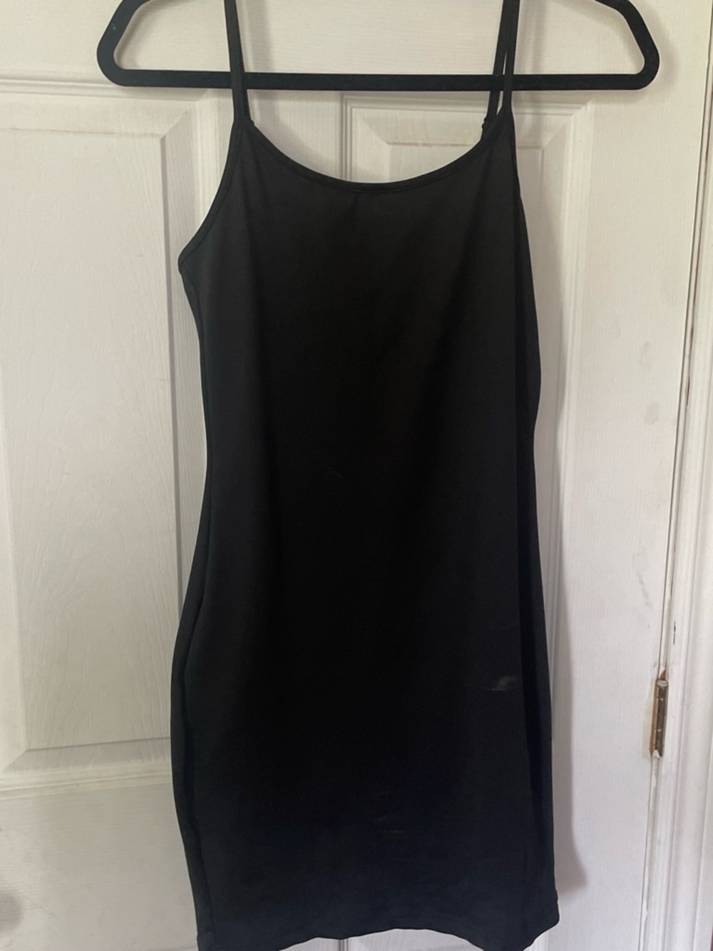 SHEIN Black Spaghetti Strap Slip Dress